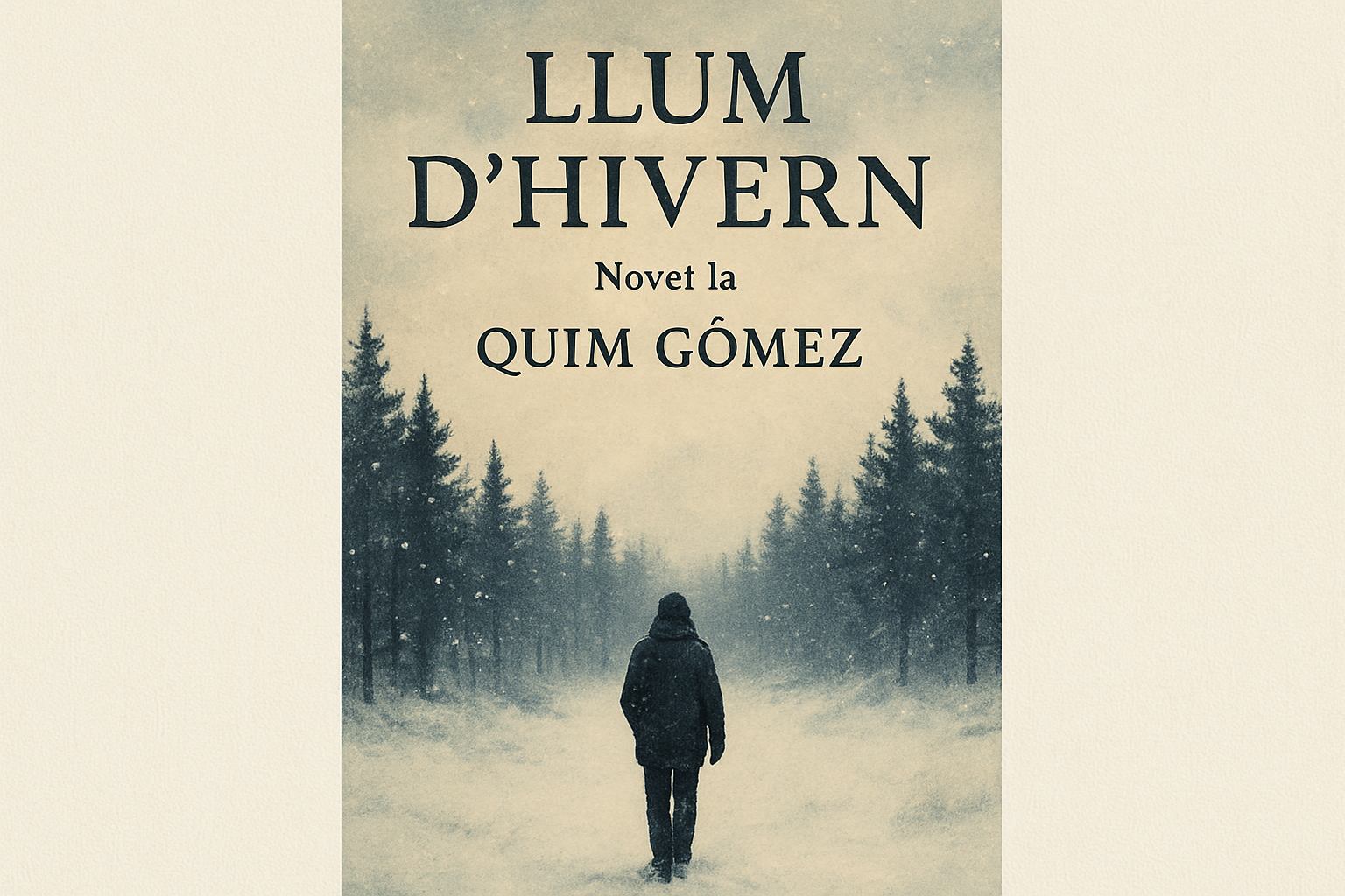 Portada de 'Llum d'hivern', una novel·la de Quim Gómez