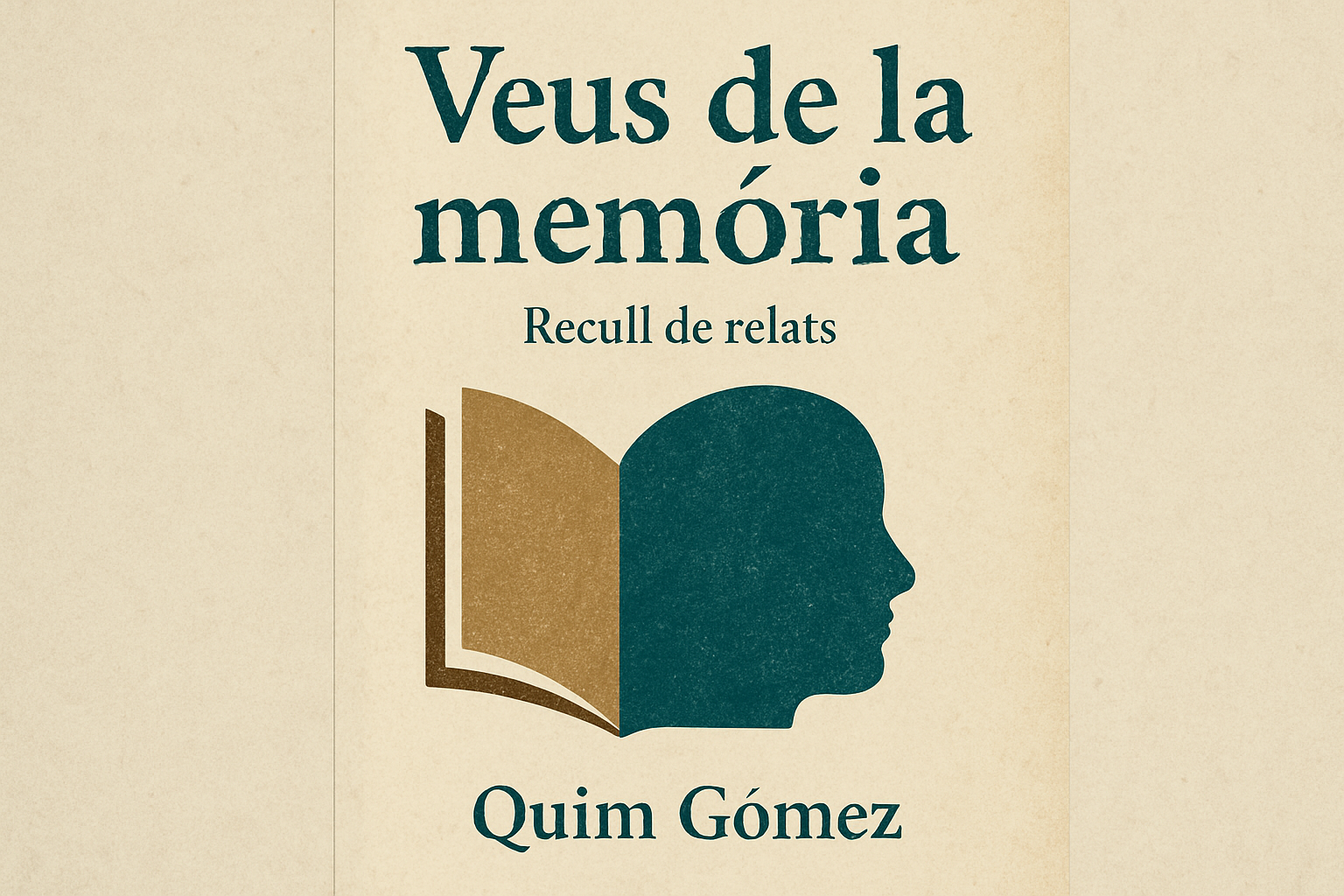Portada de 'Veus de la memòria', recull de relats per Quim Gómez